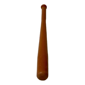 1986 Fisher-Price Baseball Plastic Ball Bat 24" Long Brown Plastic Toy 24" Vtg - Picture 1 of 10