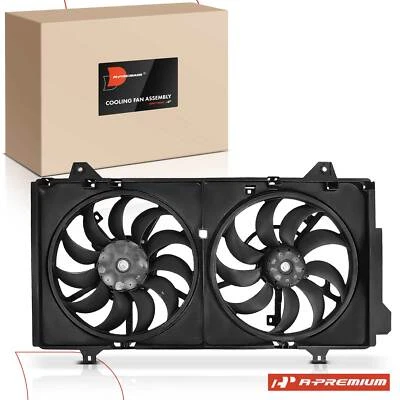 Ventilador de radiador doble con conjunto de cubierta para Mazda 3 3 Sport 2014-2018 L4 2,5 L 2,0 L Foto 1 de 4