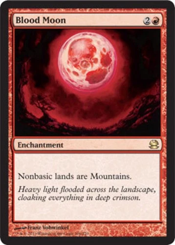 1x MTG Modern Masters Blood Moon, Light Play, English - Image 1 of 1