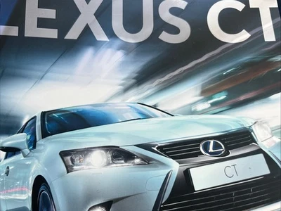 The Lexus CT Range Car Sales Brochure Frameable 2015 56 Pages - Image 1 of 3