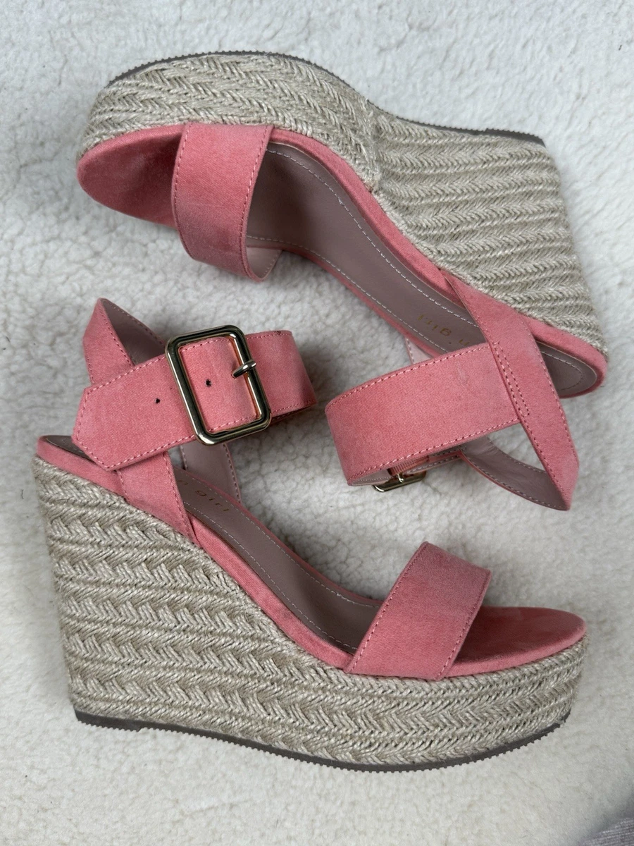 Alpargatas Mujer Alpargatas Plataforma Mujer - Sandalias Tobillo Hebilla 4 Cm Cuña Talla 40 Alpargatas Tacon Cuña