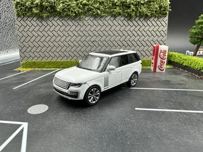 1/64 Masdi White Land Rover Range Rover Alloy Diecast Model Car - Luxury SUV - Image 1 of 4