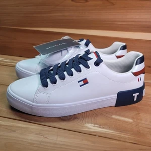 Tommy Hilfiger Shoes Mens 7 M Rezz White 146 Low Top Sneakers Memory Foam New - Picture 1 of 11