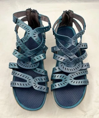BARETRAPS Lorra Sandals Womens Size 9M Gladiator Blue Strappy Comfort - Image 1 of 4