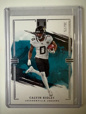 2023 Panini Impeccable - Calvin Ridley #40 /75 - Image 1 of 2