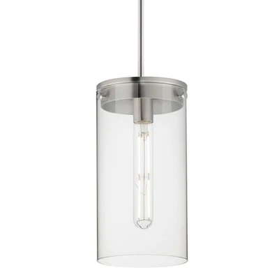 Maxim 12408CL Pinn 8"W Mini Pendant - Image 1 of 4