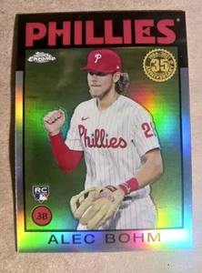 2021 Topps Chrome - 1986 Topps Baseball #86BC-14 Alec Bohm (RC) - Picture 1 of 2