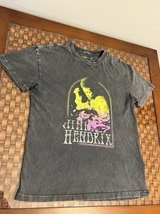 Vintage Single Stitch Abercrombie Fitch Jimi Hendrix Shirt Gr. M Bleach Washed - Bild 1 von 6