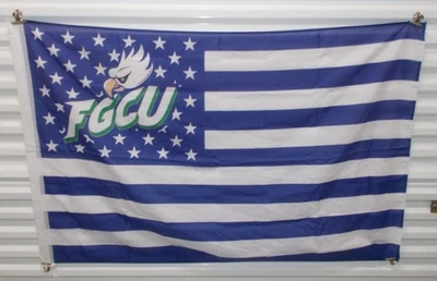 Florida Gulf Coast University Eagles FGCU 3' x 5' Ft Nylon Indoor Outdoor Flag - Image 1 of 4