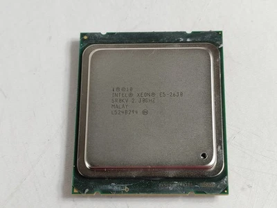 Lot of 5 Intel Xeon E5-2630 2.3 GHz 7.2GT/s LGA 2011 Server CPU Processor SR0KV - Image 1 of 4