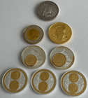 8x VATIKAN PROBEPRÄGUNG SET 1 DM Goldmark 24K Goldauflage Proof Euro Medal LOT