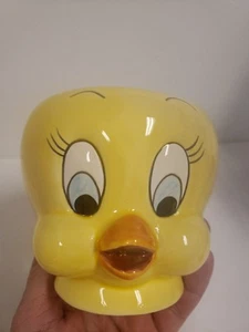 Taza de café vintage Tweety Bird Looney Tunes 1989 Warner Bros Applause - Imagen 1 de 9