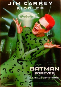 Batman Forever - Jim Carray - Filmposter gefaltet A3 29x42 - Picture 1 of 1