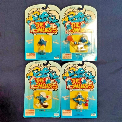 Smurfs Collectible Figure Set of 4 Box Rare Japan - Image 1 of 4