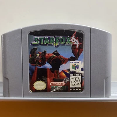 Starfox 64 Nintendo 64 Star Fox 64 N64 Game Cartridge Tested Working! 👍✅ no box - Image 1 of 4