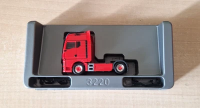 Herpa 313711 MAN TGX GX trattore stradale neutro rosso con accessori 1:87 OVP - Immagine 1 di 4