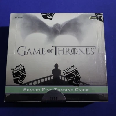 Game of Thrones Season 5 Trading Cards Factory Sealed Box #6805/8500 - FREE SH - Image 1 of 2
