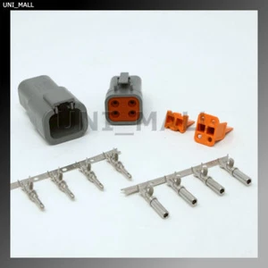 Kit de conector alemán DTP 4 pines 10-12AWG contactos estampados, EE. UU. - Imagen 1 de 2