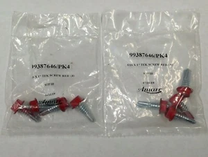 8 Tek Screw 5/16 x 1" Self Tapping Red Hex Head Amarr 99387646 Garage Door Parts - Picture 1 of 4