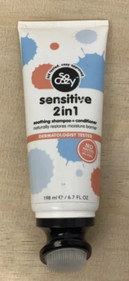 Champú calmante 2 en 1 So Cozy Sensitive + acondicionador nuevo - SIN TAPA Foto 1 de 4
