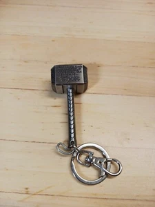 THOR Hammer Keychain Marvel Comics Avengers Keyring Solid Metal Sculpted Clip - Picture 1 of 17