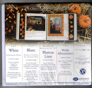 CREATIVE MEMORIES 7x7 WHITE PAGES BNIP - Picture 1 of 1