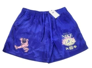 Nike Mens XL Club Mesh Flow Dayhike Shorts Blue “Have A Nike Day” Digital Floral - Picture 1 of 14