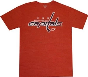Washington Capitals Reebok Red Tri Blend Logo Shirt Closeout New tags $28 - Bild 1 von 1
