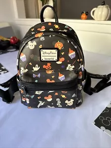 Disney Parks Loungefly 2020 Halloween Treats Mini Backpack NWOT - Picture 1 of 6