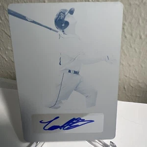 2019 Leaf Metal Draft - Printing Plate Cyan #BA-CB2 Colin Barber 1/1 - Picture 1 of 2