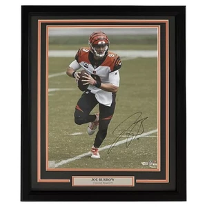 Joe Burrow Autograph Signed Framed Cincinnati Bengals 16x20 Photo Fanatics - Picture 1 of 5