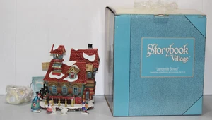 Dept 56 Storybook Village LAMBSVILLE SCHOOL Lighted All 5 pcs - Picture 1 of 9