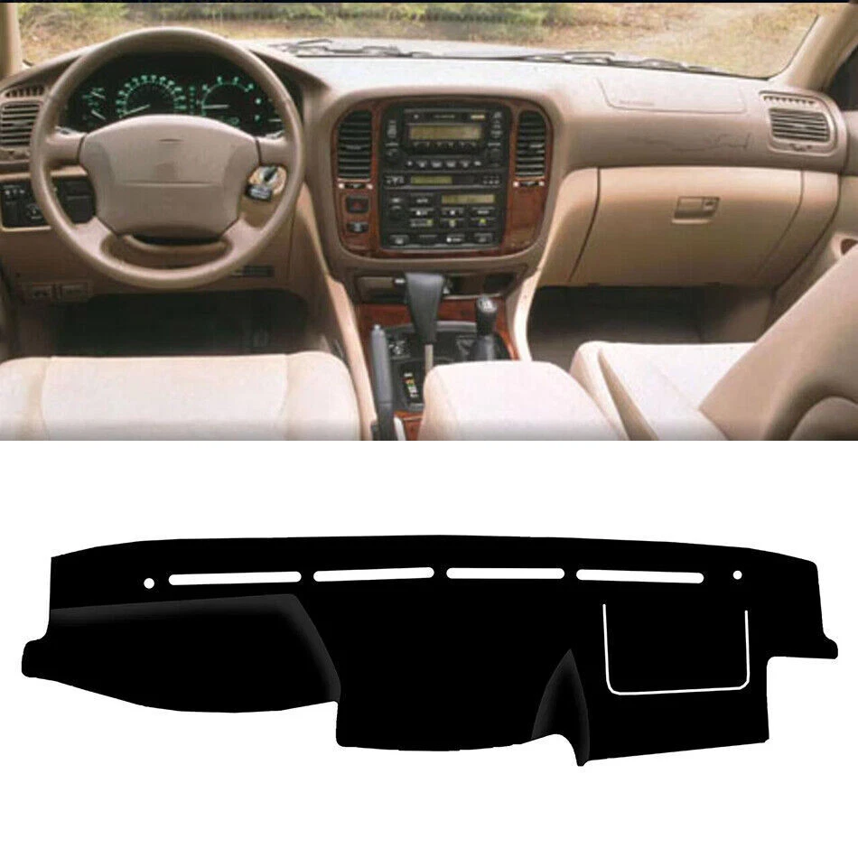 For Lexus LX470 1998-02 leather Non-slip Dash Board Mat Dashboard Carpet Trim 1x - Image 1 of 4