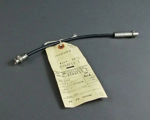 12" Belden 8263 RG-59B/U Cable Assembly 75 Ohm BNC/Male5 to Patch Jack 75 Ohm - Photo 1/4