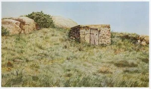 Mondel Rogers L S ICEHOUSE Texas Ware Ranch, río canadiense, impresión artística occidental - Imagen 1 de 4