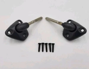 1982-1992 Camaro Firebird Trans Am Hard Top Sun Visor Mounts Black 20091618 - Picture 1 of 4