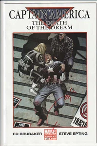Capitán América #25 2007 segunda variante impresa firmada por Joe Quesada casi nuevo - Imagen 1 de 2