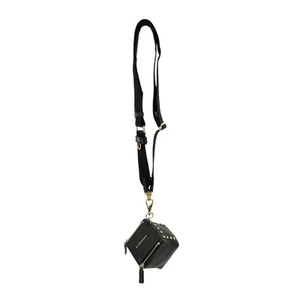 GIVENCHY Mini Pandora Cube Leather Pouch Bag with Crossbody Webbing Strap - Picture 1 of 17