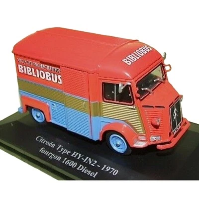 Citroën Type HY IN2 1970 BIBLIOBUS CITROEN furgone  1:43 eligor Diecast auto - Immagine 1 di 2
