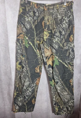 Vintage Mossy Oak Scentstalker Camo Cargo Pants Men's M 34x32 Hunting Outdoors - Image 1 of 4