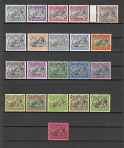 DOMINICA 1923/33 SG 71s/91s NUOVO DI ZECCA - Foto 1 di 2