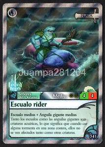 ESCUALO RIDER #341 CROMO FANTASY RIDERS 3 EL RESURGIR DE LOS DRAGONES 2021 PANIN - Picture 1 of 2