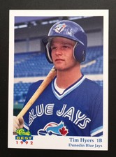 1992 Dunedin Blue Jays Tim Hyers #10