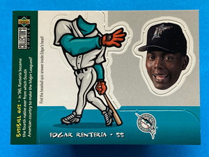 1998 Upper Deck Collector's Choice Mini Bobbing Heads Edgar Renteria #15