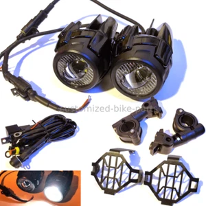Complete LED Auxiliary Spot Fog Light Assembly Kit - Benelli TRK Models - Picture 1 of 9