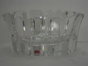 ORREFORS STENHAMMAR CRYSTAL OVAL BOWL SIGNED & NUMBERED - Picture 1 of 12