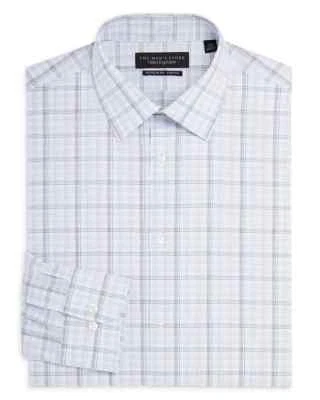 The 男式商店标准版型弹力正装衬衫 L17954 男式 32-33/15.5 码 — 第 1/4 张图片