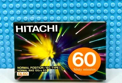 CINTA DE CASETE EN BLANCO HITACHI DL 60 1992 EUROPA TIPO I (1) (SELLADA) Foto 1 de 3