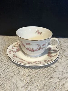 Vintage Edwin Knowles - Lothringen - Teetasse und Untertasse mit Fuß - Bild 1 von 13
