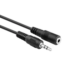 25 Fuß 3,5 mm Stecker auf 3,5 mm Buchse Audio Stereo Kopfhörer Verlängerungskabel - Bild 1 von 1